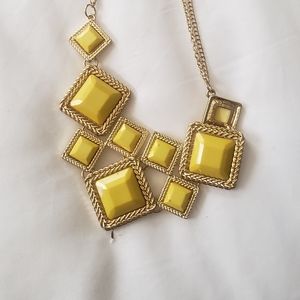 Yellow necklace, nice beautiful